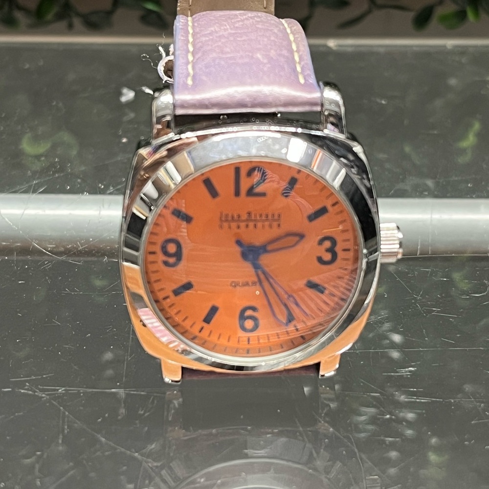 Vintage Joan Rivers Dial Watch with Purple Strap